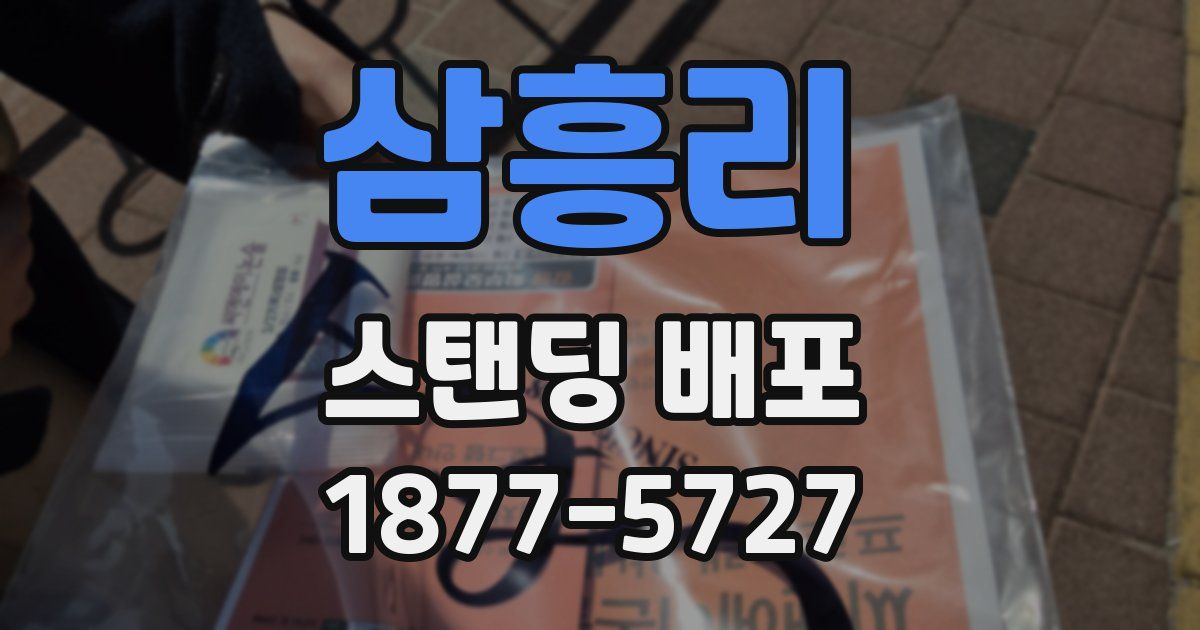 삼흥리 스탠딩 배포