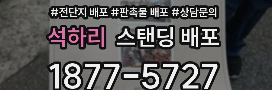 석하리 스탠딩 배포