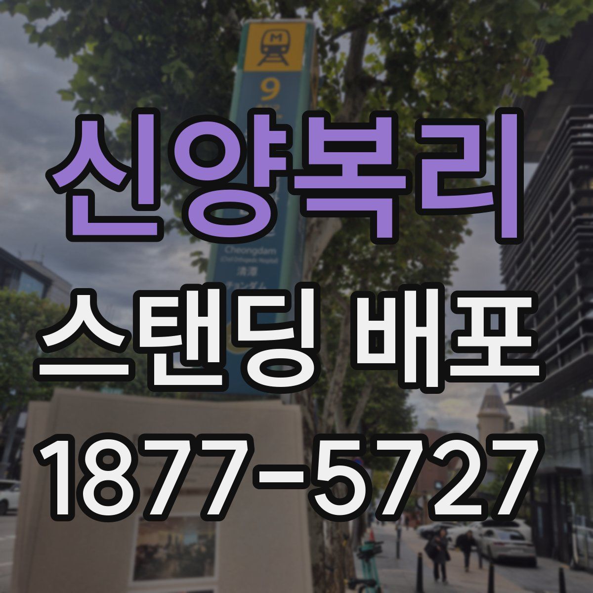 신양복리 스탠딩 배포