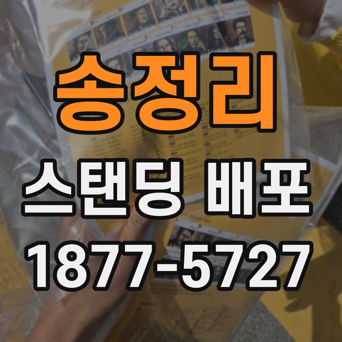 송정리 스탠딩 배포
