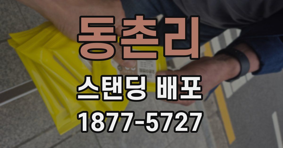 동촌리 스탠딩 배포