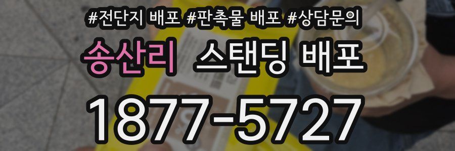 송산리 스탠딩 배포