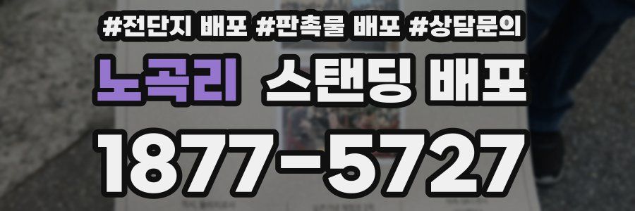 노곡리 스탠딩 배포