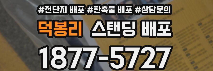 덕봉리 스탠딩 배포
