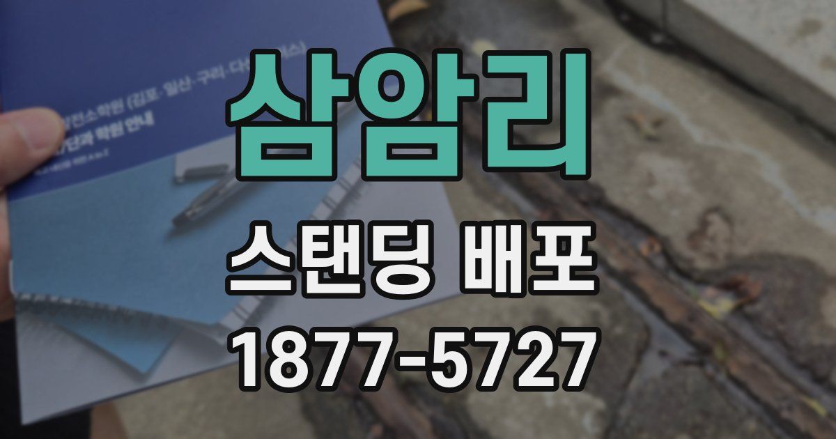 삼암리 스탠딩 배포
