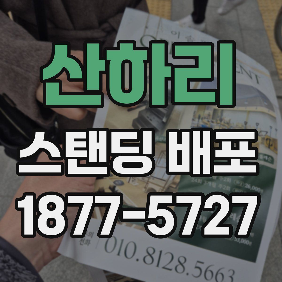 산하리 스탠딩 배포