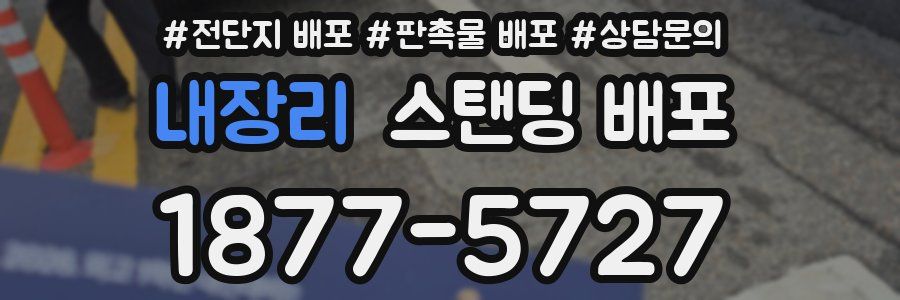 내장리 스탠딩 배포