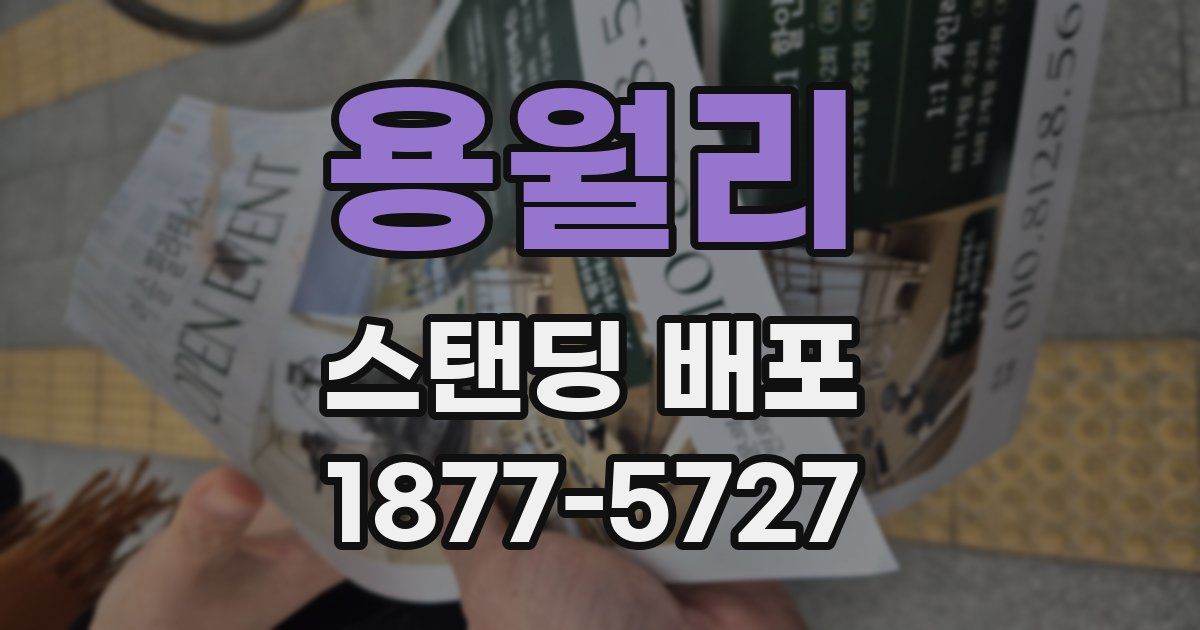 용월리 스탠딩 배포