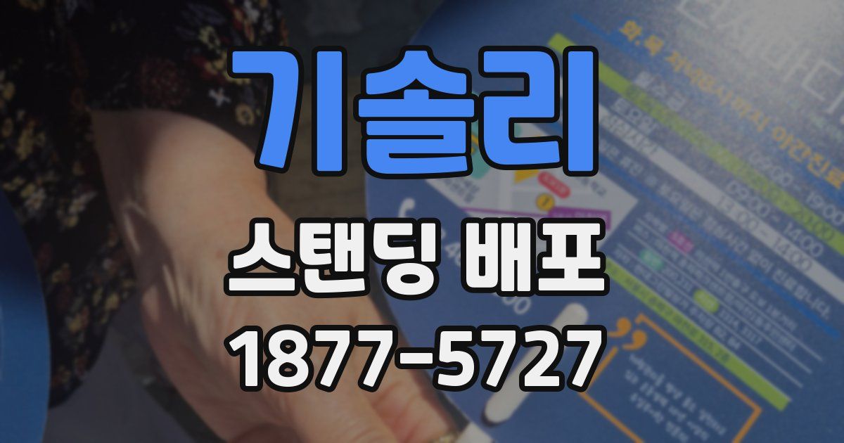 기솔리 스탠딩 배포