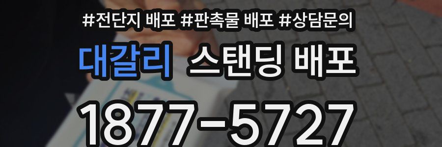 대갈리 스탠딩 배포