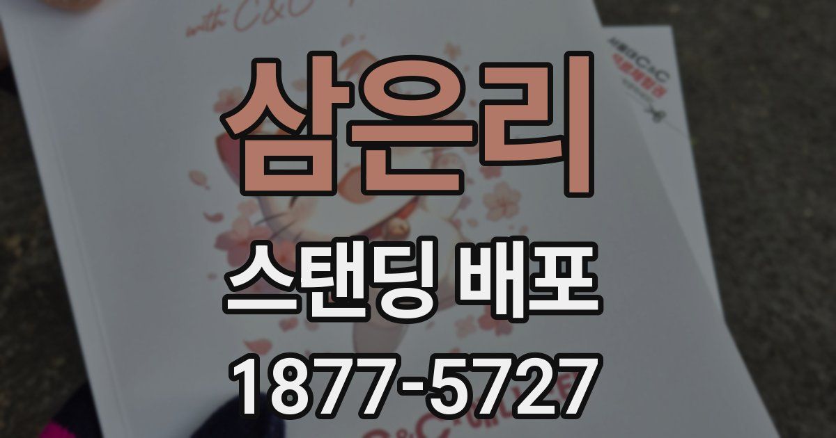 삼은리 스탠딩 배포