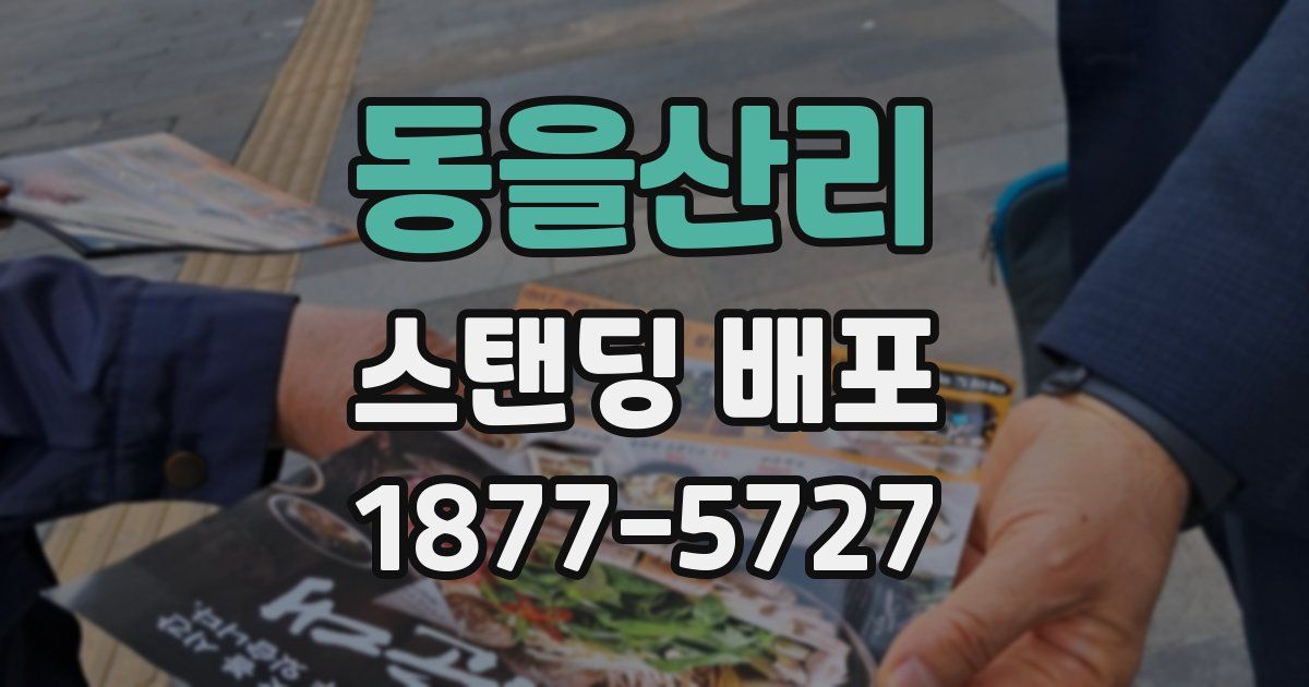 동을산리 스탠딩 배포