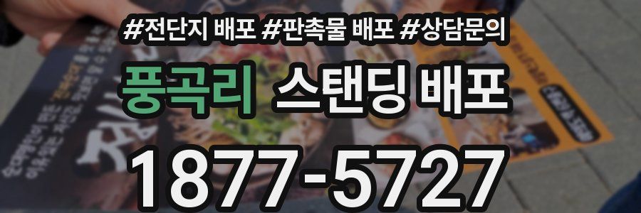 풍곡리 스탠딩 배포