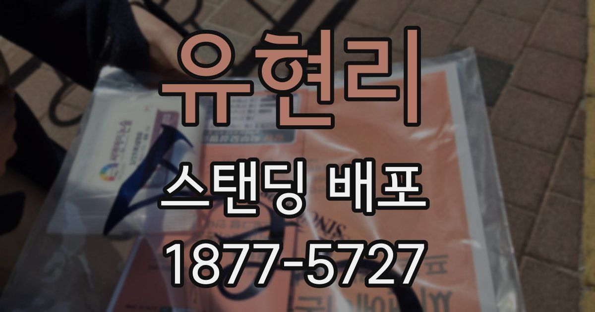 유현리 스탠딩 배포