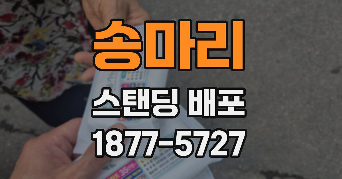 송마리 스탠딩 배포