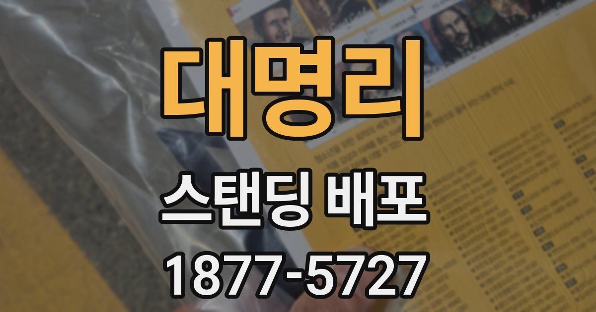 대명리 스탠딩 배포