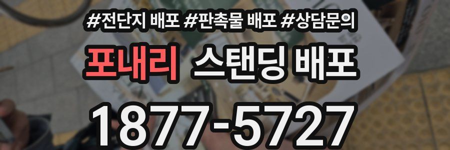 포내리 스탠딩 배포