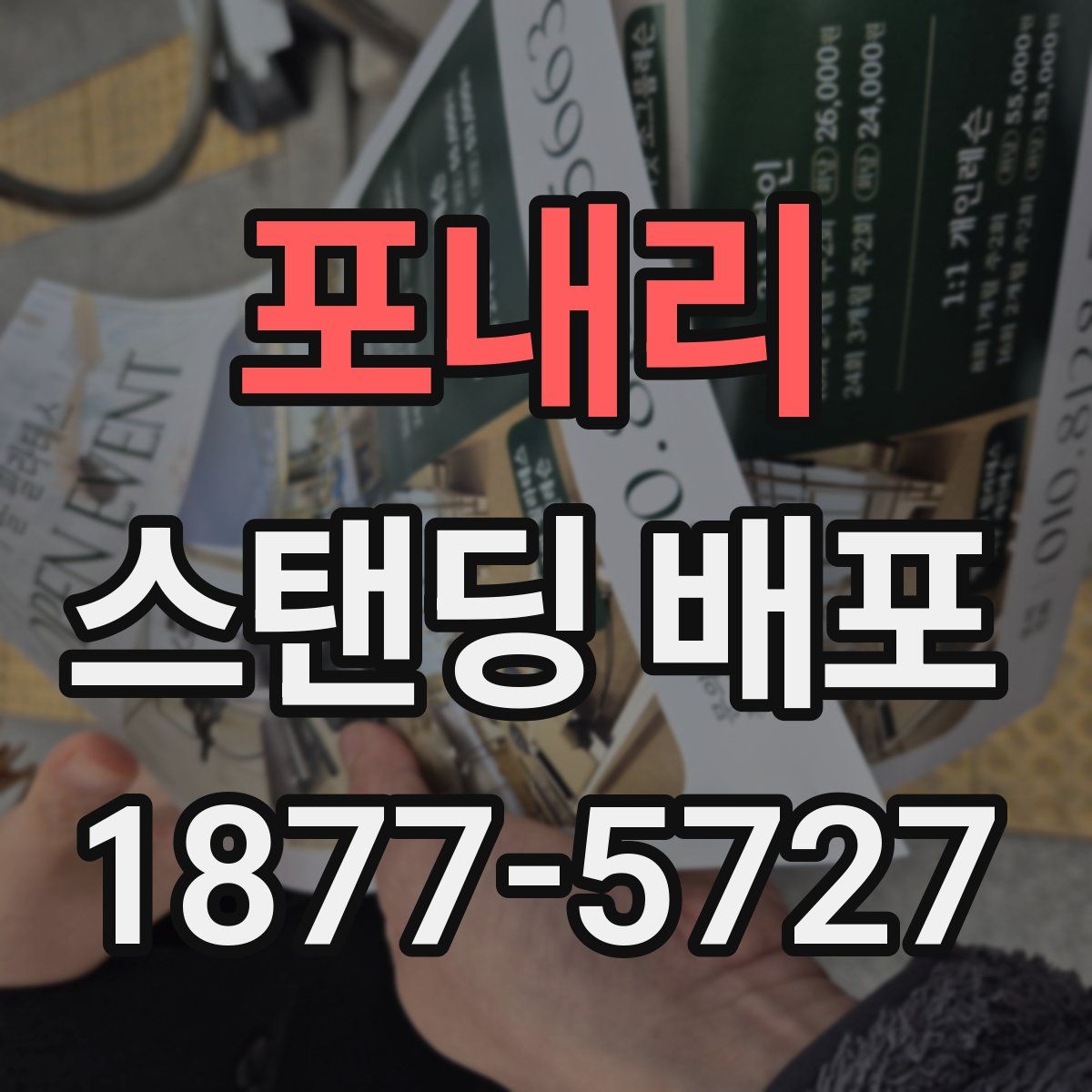 포내리 스탠딩 배포