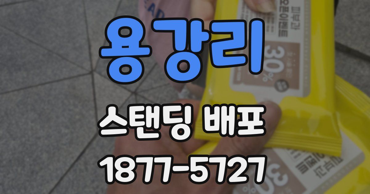 용강리 스탠딩 배포