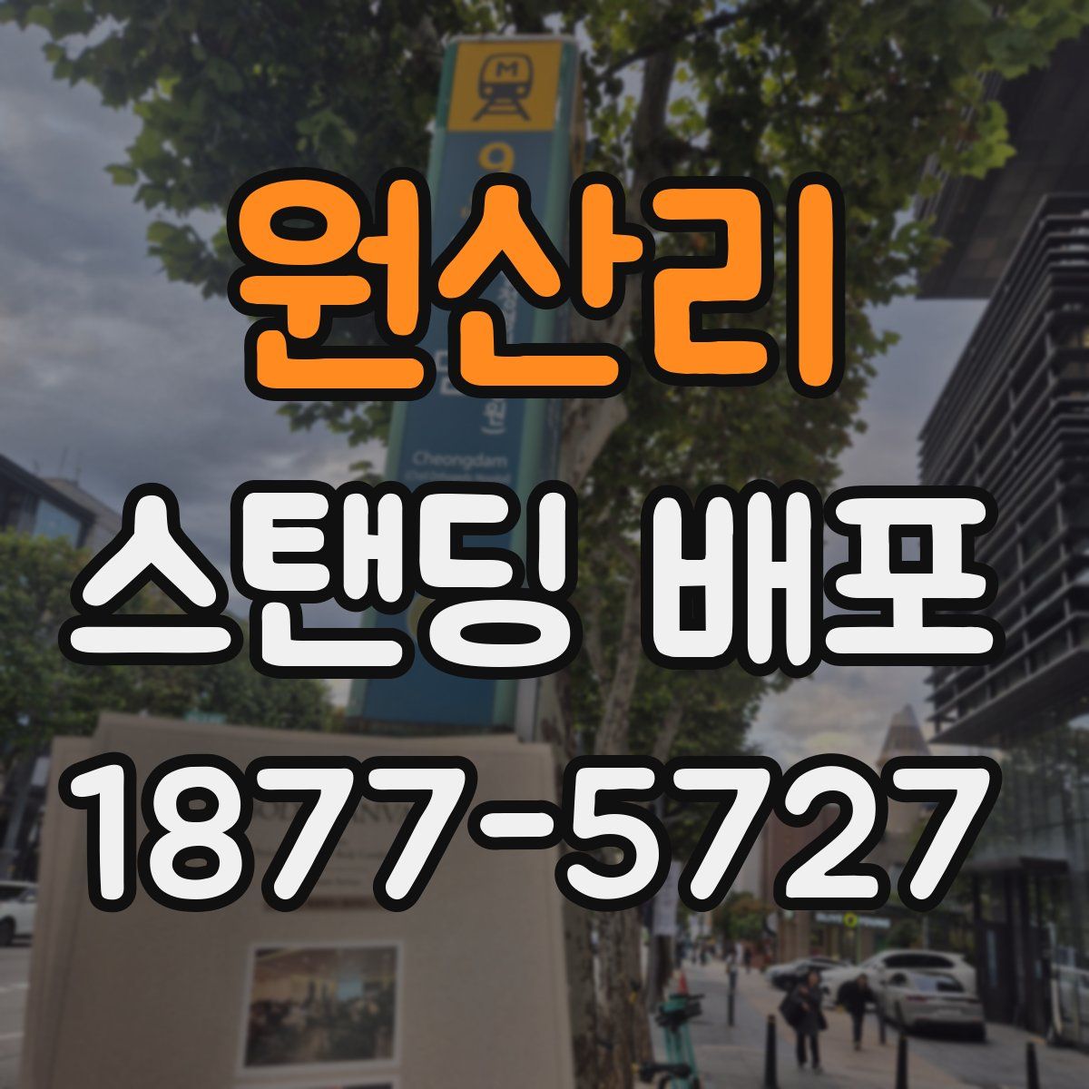원산리 스탠딩 배포