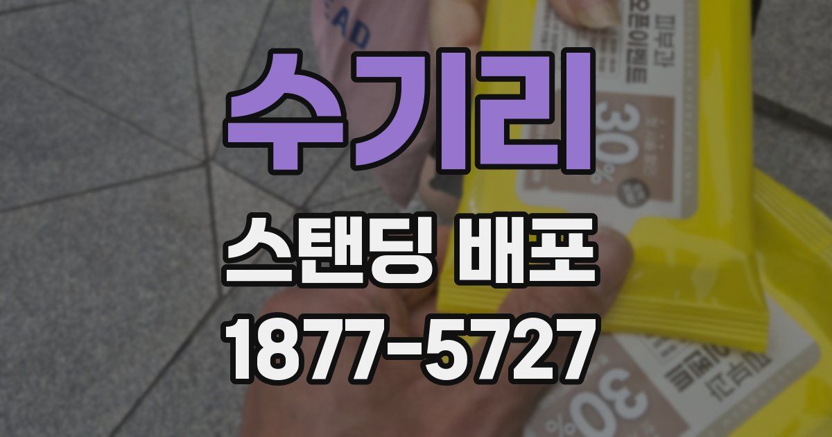 수기리 스탠딩 배포