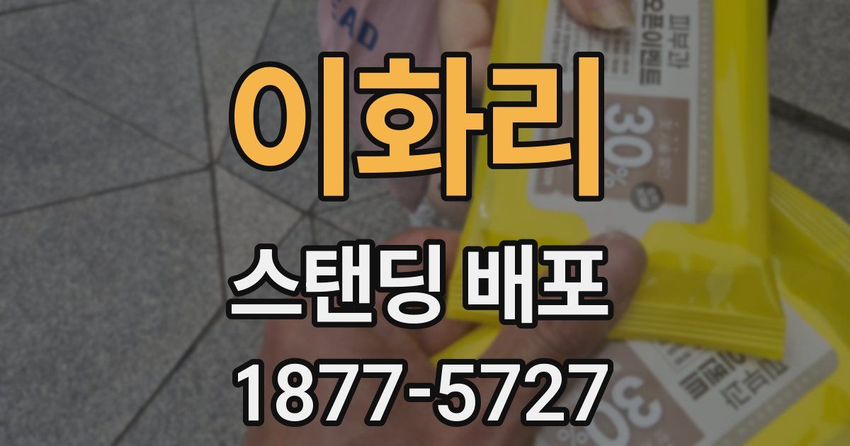 이화리 스탠딩 배포