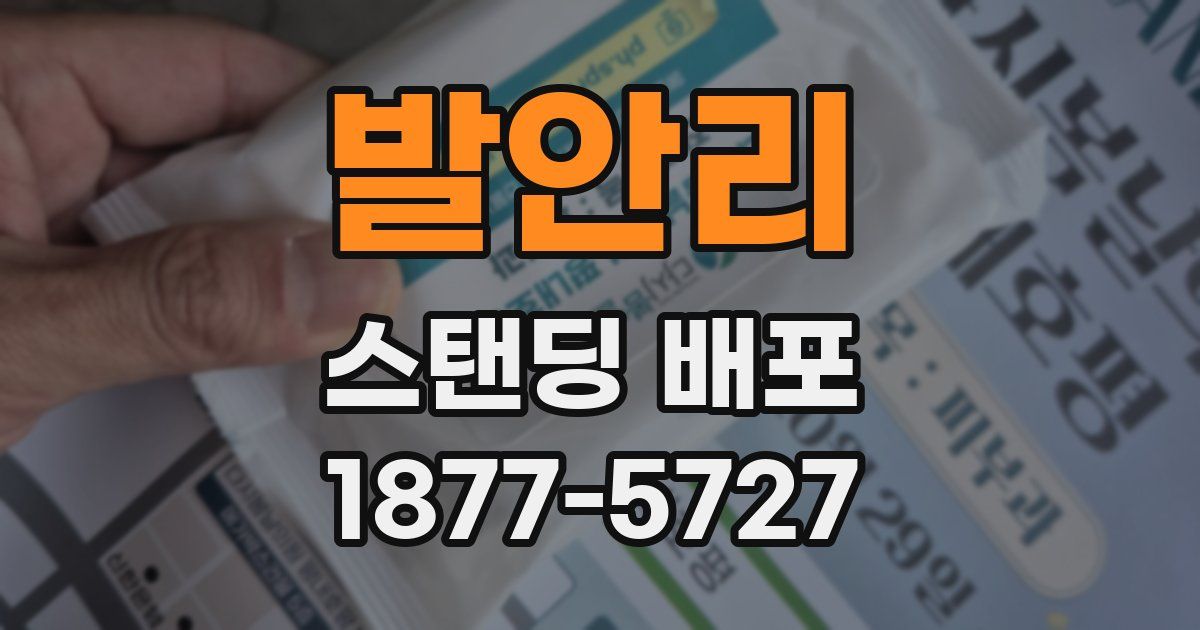 발안리 스탠딩 배포