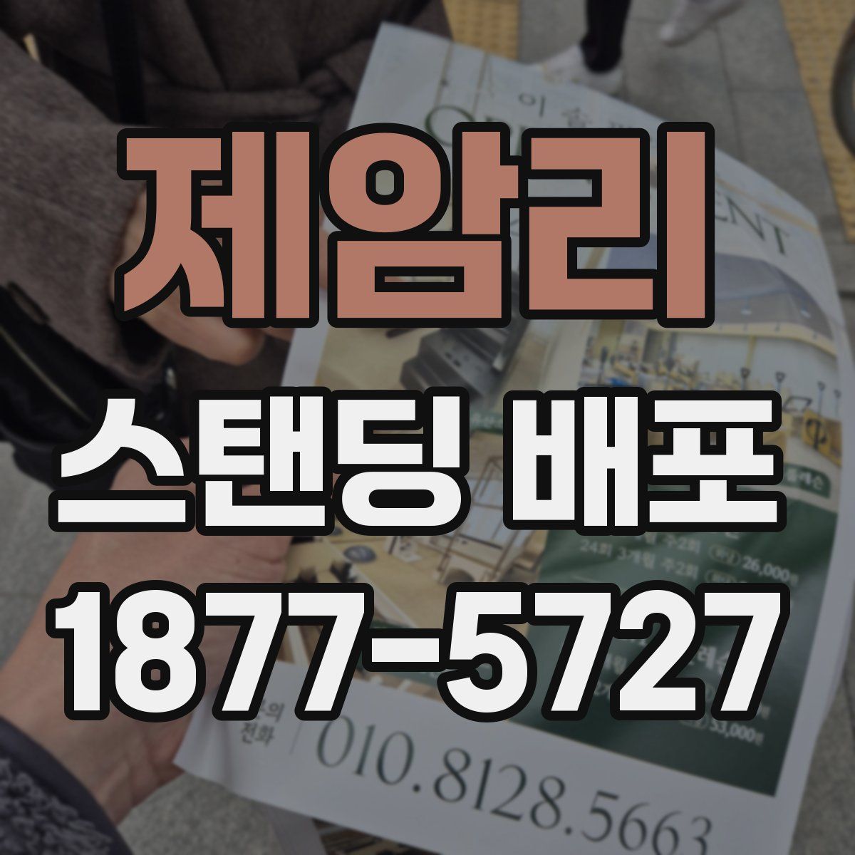 제암리 스탠딩 배포