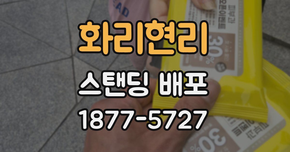 화리현리 스탠딩 배포