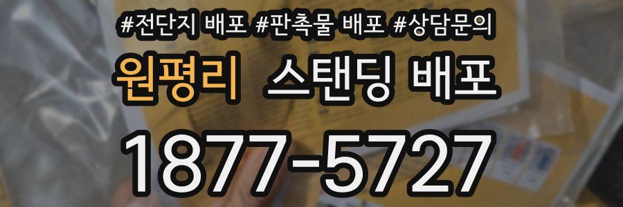 원평리 스탠딩 배포