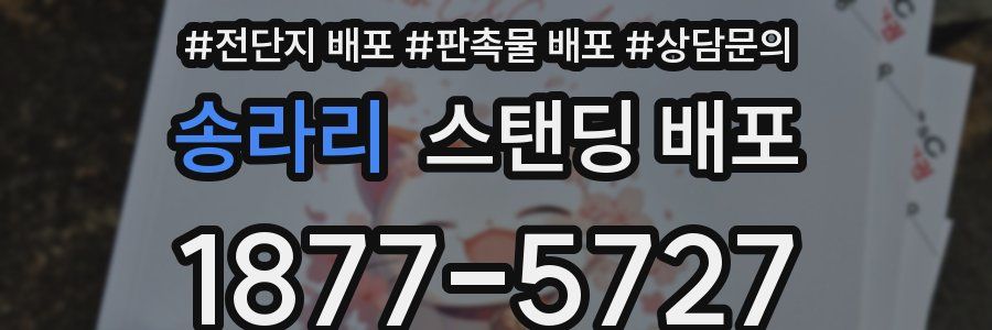 송라리 스탠딩 배포