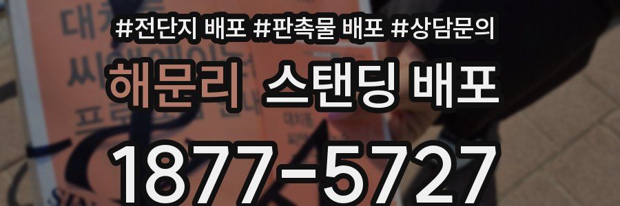 해문리 스탠딩 배포