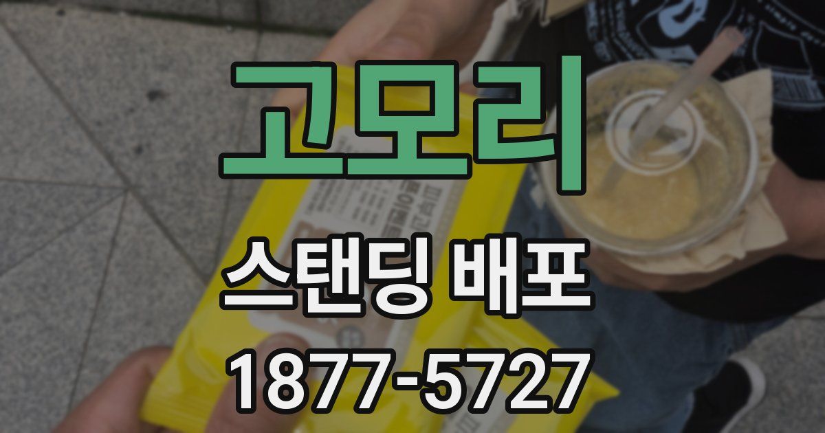 고모리 스탠딩 배포