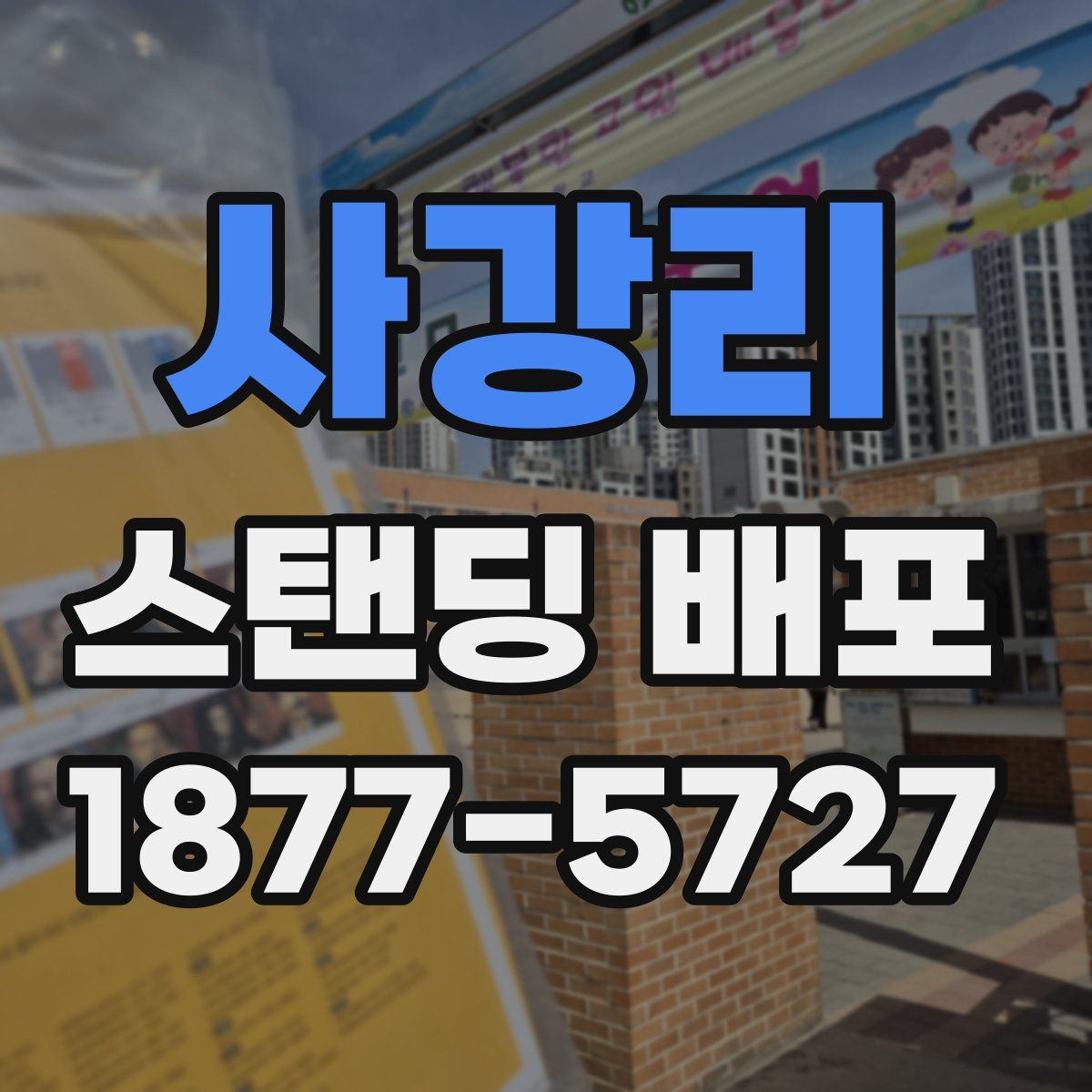 사강리 스탠딩 배포
