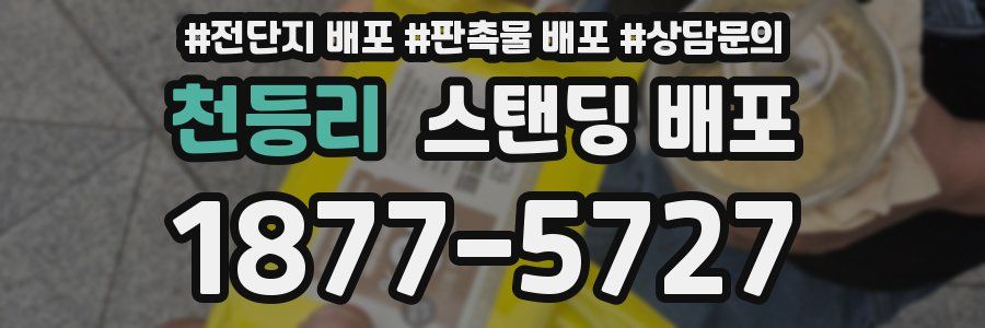 천등리 스탠딩 배포