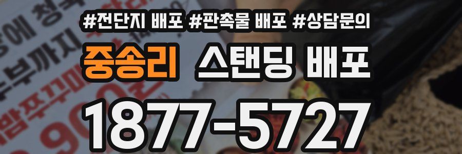 중송리 스탠딩 배포