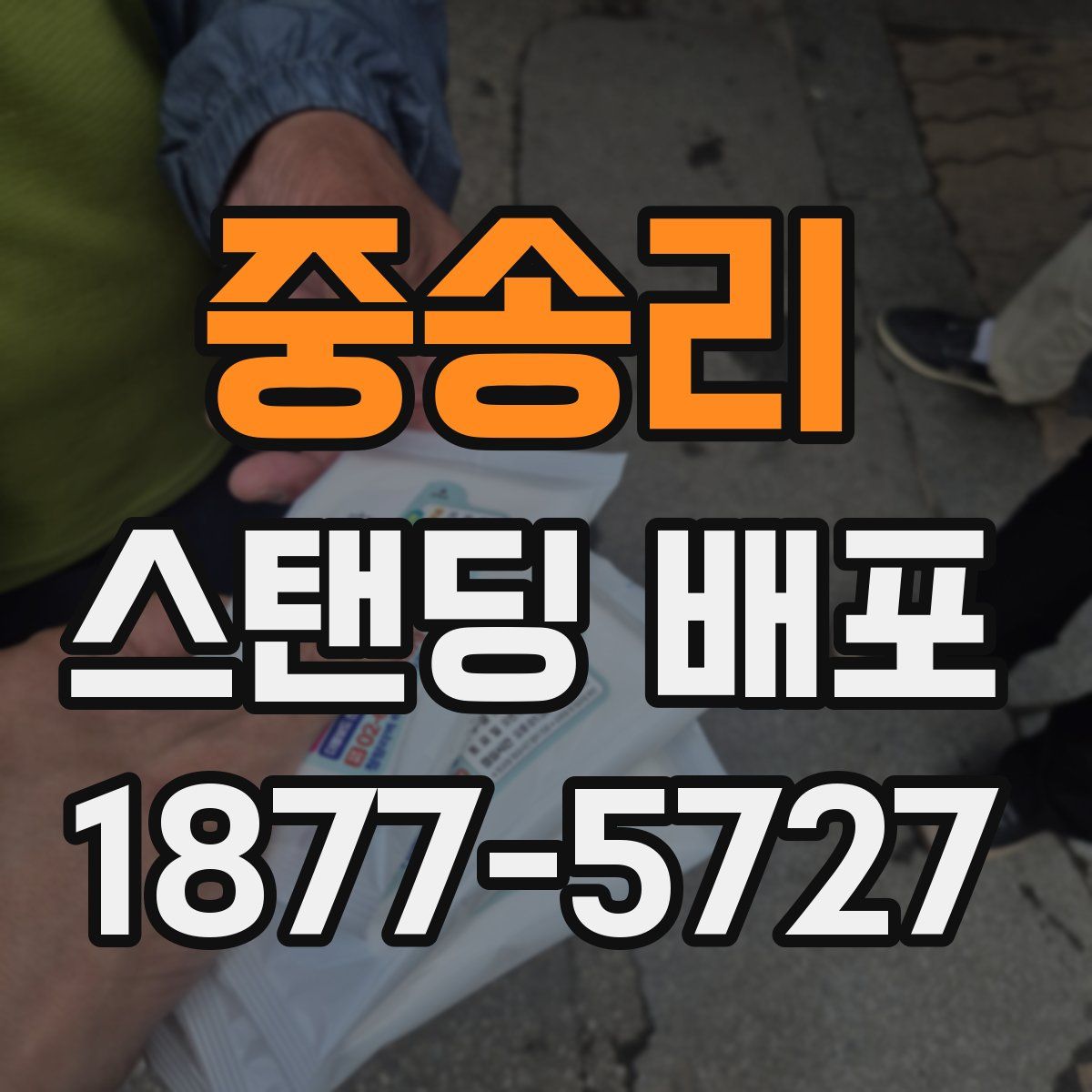 중송리 스탠딩 배포
