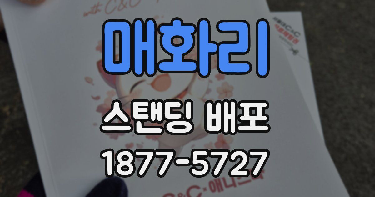 매화리 스탠딩 배포
