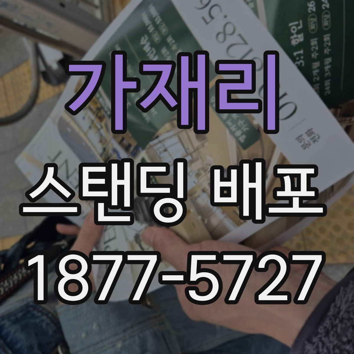 가재리 스탠딩 배포