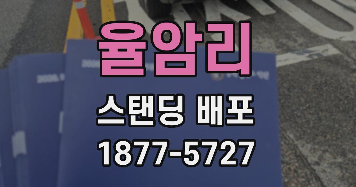 율암리 스탠딩 배포