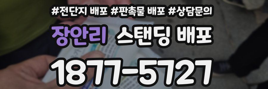 장안리 스탠딩 배포
