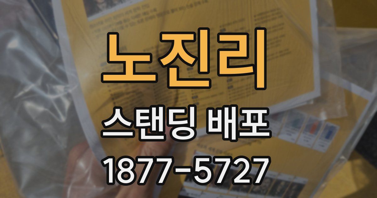 노진리 스탠딩 배포