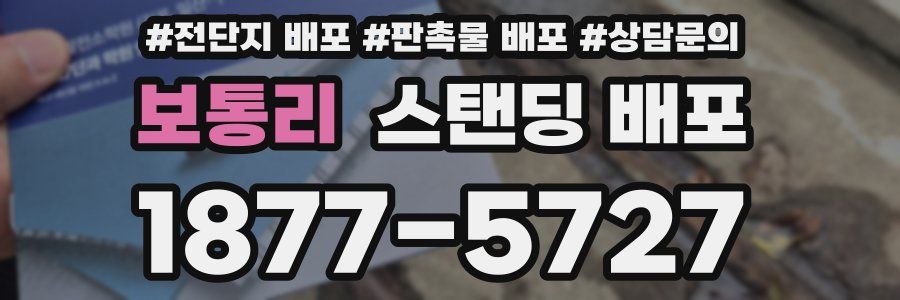보통리 스탠딩 배포