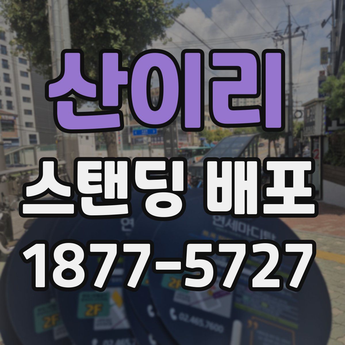 산이리 스탠딩 배포
