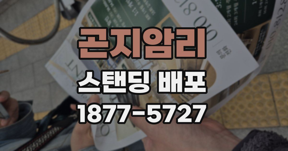 곤지암리 스탠딩 배포