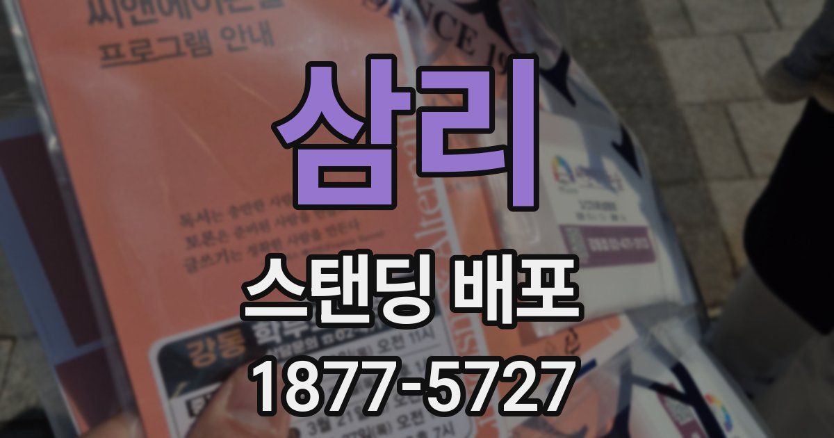삼리 스탠딩 배포