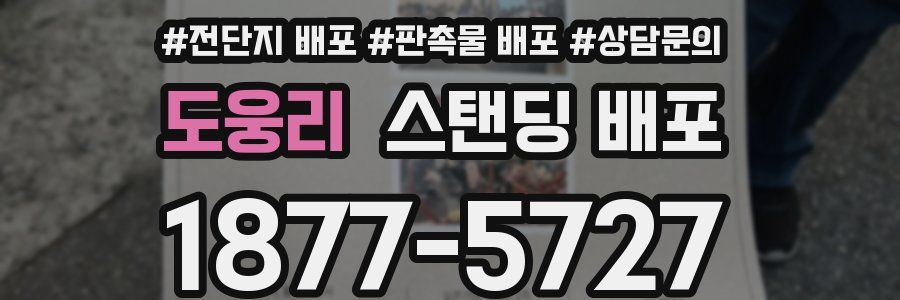 도웅리 스탠딩 배포
