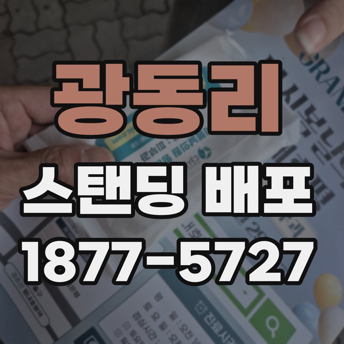 광동리 스탠딩 배포