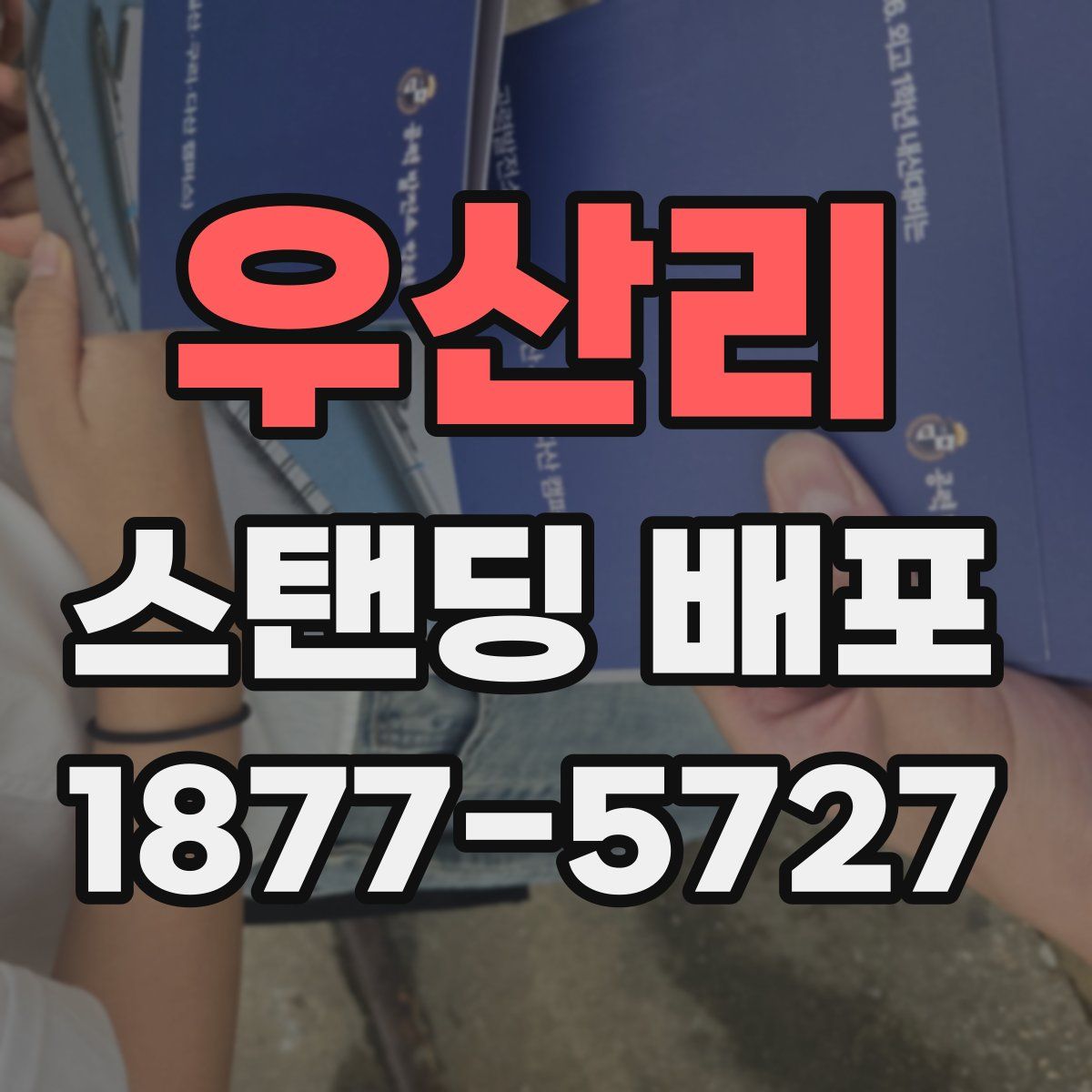 우산리 스탠딩 배포