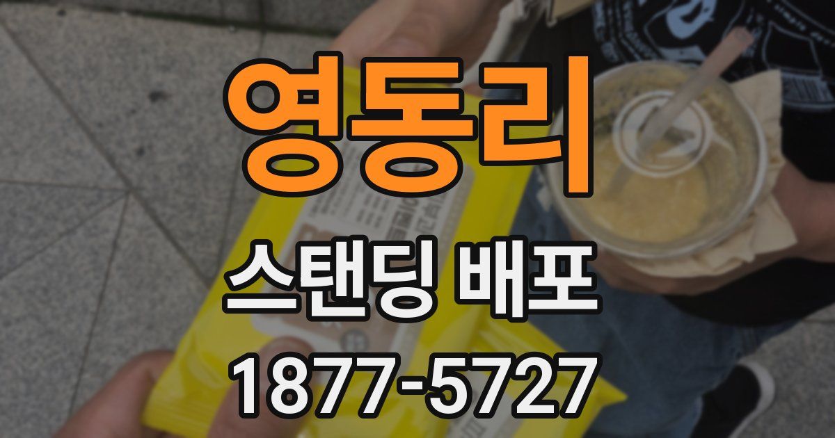 영동리 스탠딩 배포